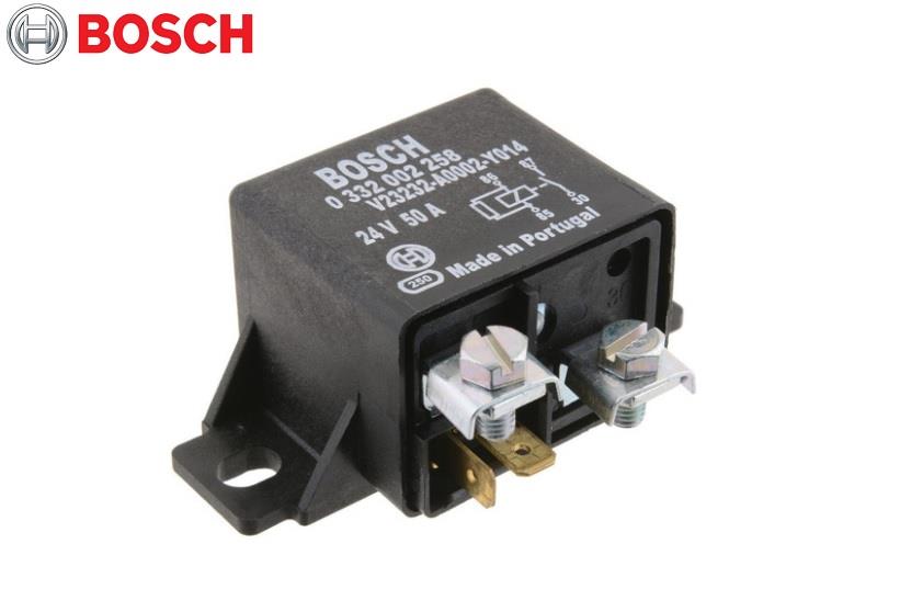 BOSCH 24V RÖLE 4 UÇLU 50 A (BÜYÜK TİP) (DİRENÇLİ)