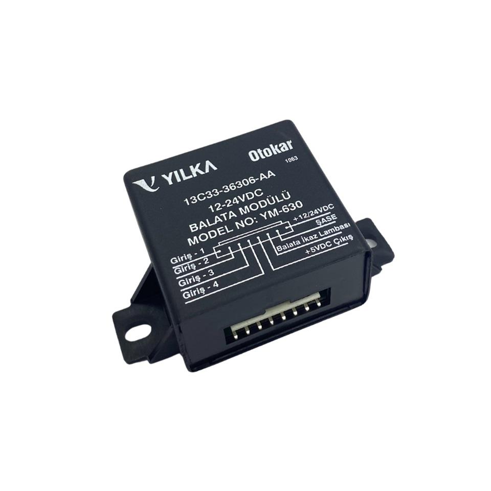 YILKA 12V-24V BALATA RÖLESİ (MODÜLÜ) 8 UÇLU OTOKAR 