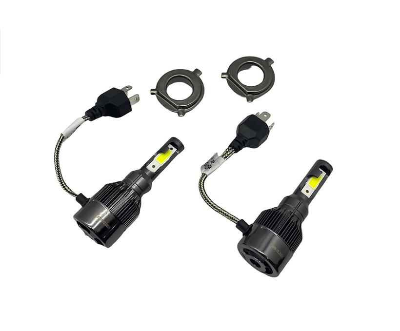 12V H4 COB LED XENON FAR AMPUL SETİ 6000K 8000 LÜMEN