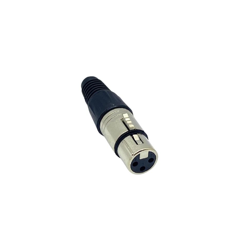 CANON DİŞİ JACK FİŞ XLR (AKÜ ŞARJ SOKETİ 3 FİŞ) (ENGELLİ ARACI)