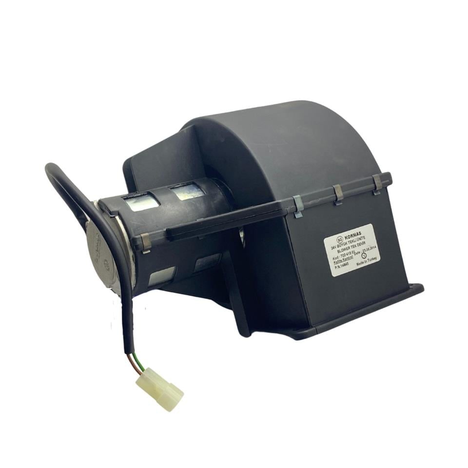 KORMAS 24V KALORİFER MOTORU BÜYÜK TİP (TEKLİ) (BLOWER) (225*202 MM) (TEK DEVİR)