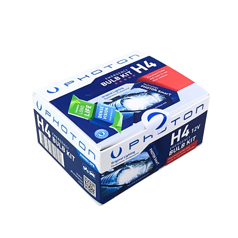 PHOTON 12V H4 AMPUL-SİGORTA SETİ (ACİL SET) (8 PARÇA)