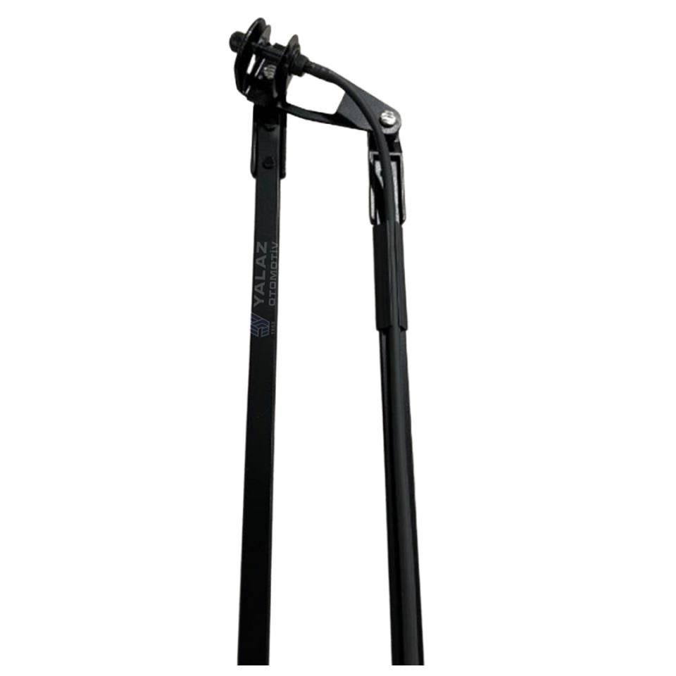 SİLECEK KOLU ÇİFTLİ ANA KOL+YARDIMCI KOL GRUBU (6 MM/17 MM BRAKETLİ-FISKİYELİ) (KONİK FREZE) 700 MM