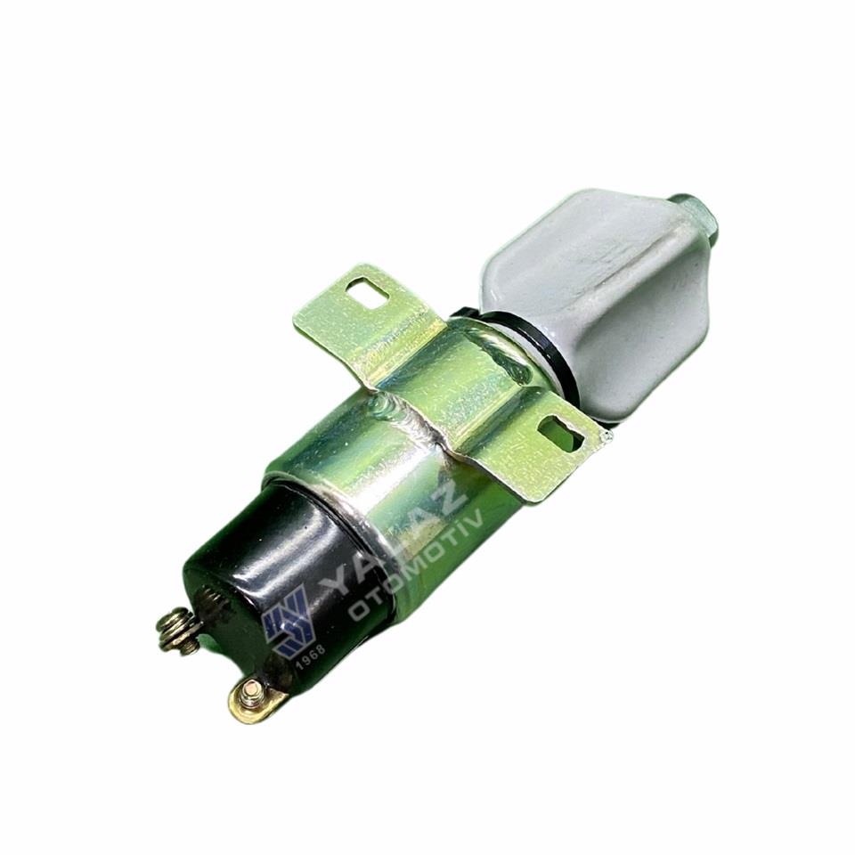 12V STOP SELENOİDİ AYAKLI (PLATİNLİ) KUBOTA-MITSUBISHI