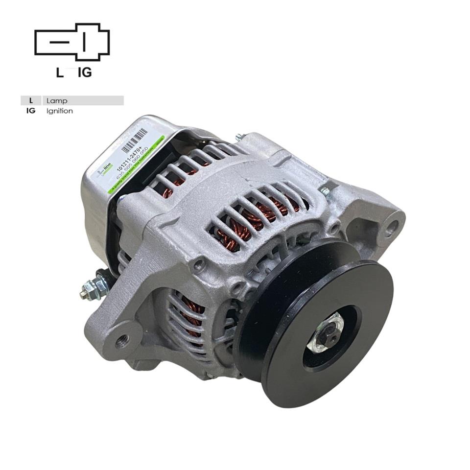 12V ALTERNATÖR DİNAMO NIPPON DENSO TİPİ 60 A (2 FİŞ) (IG-L) DAIHATSU HIJET-FORKLİFT