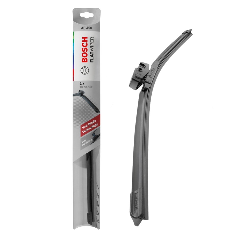 BOSCH SİLECEK SÜPÜRGESİ 450 MM FLATWIPER (4 APARATLI) (AE450) UNIVERSAL