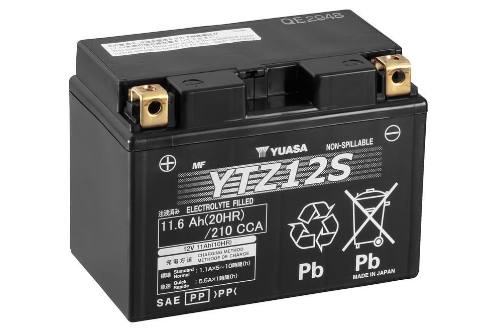 YUASA 12V 11 AH MOTOSİKLET AKÜSÜ 210 A (EN) (150*87*110) (YTZ12S)