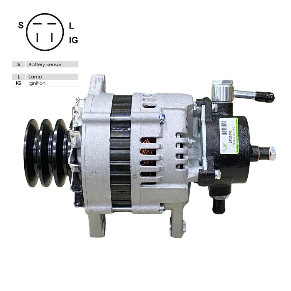 24V ALTERNATÖR DİNAMO 50 A (3 FİŞ) (S-L-IG) ISUZU CHAMPION KAMYON 1996 >