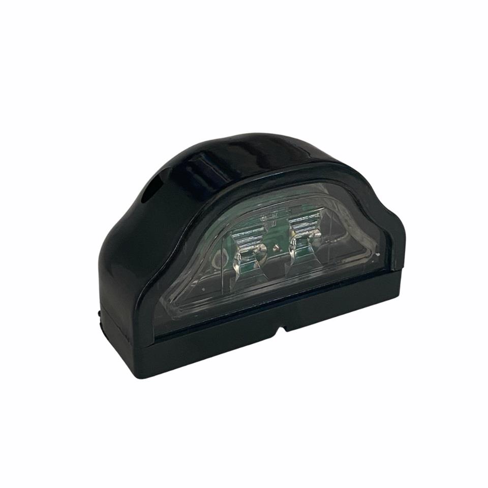 12V-24V PLAKA LAMBASI 2 LEDLİ (SİYAH) (101*60 MM)