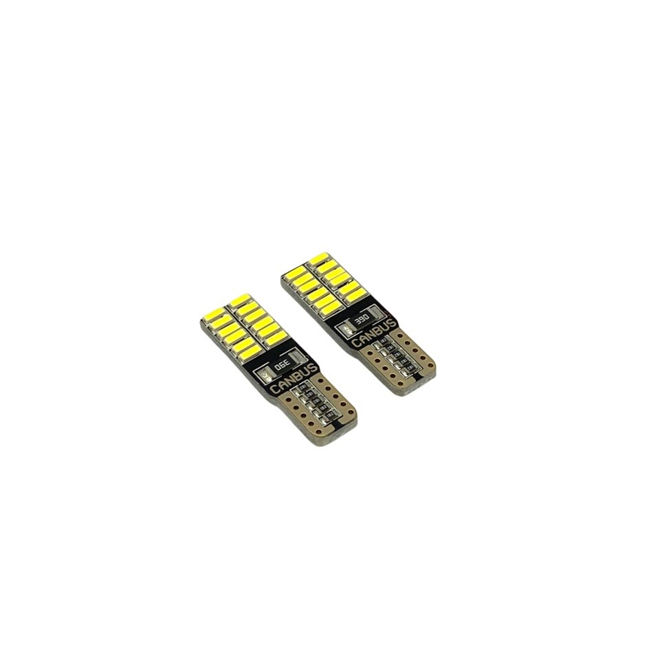 12V DİPSİZ AMPUL T10 (24 LEDLİ) BEYAZ (2 AD)