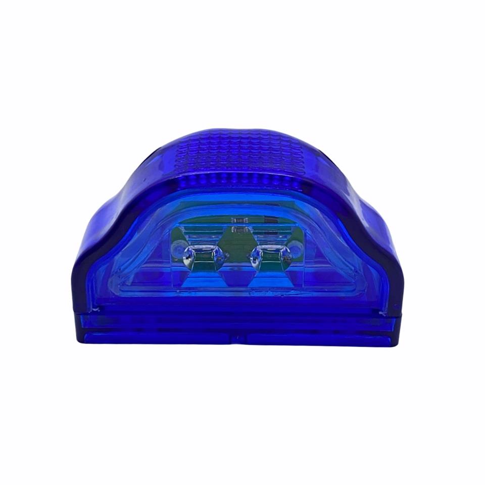 12V PLAKA-POZİSYON LAMBASI 2 LEDLİ (MAVİ) (101*60 MM)