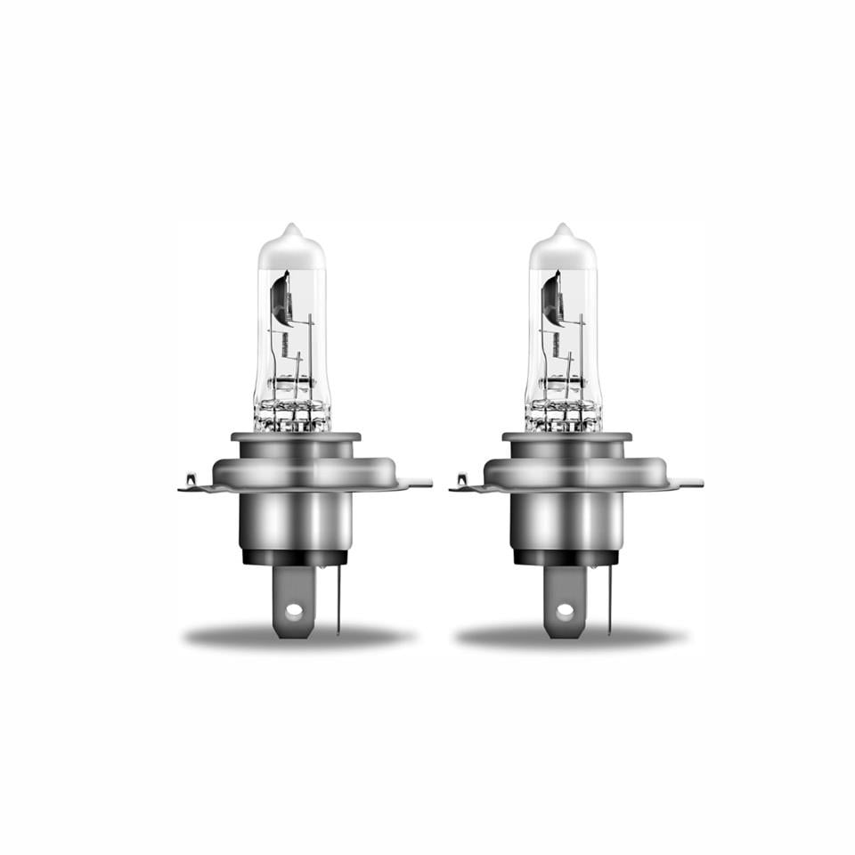 OSRAM 12V H4 AMPUL 60/55W +%100 PARLAK IŞIK +130 METRE FAZLA GÖRÜŞ NIGHT BREAKER SILVER (2 AD)