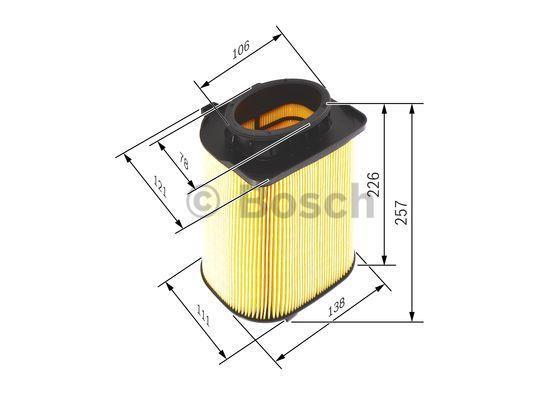 BOSCH HAVA FİLTRESİ MERCEDES C180 2012 >