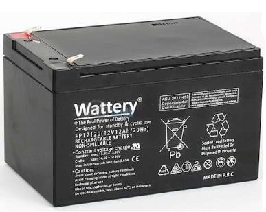 WATTERY 12V 12 AH AKÜ KURU TİP (150*97*95)