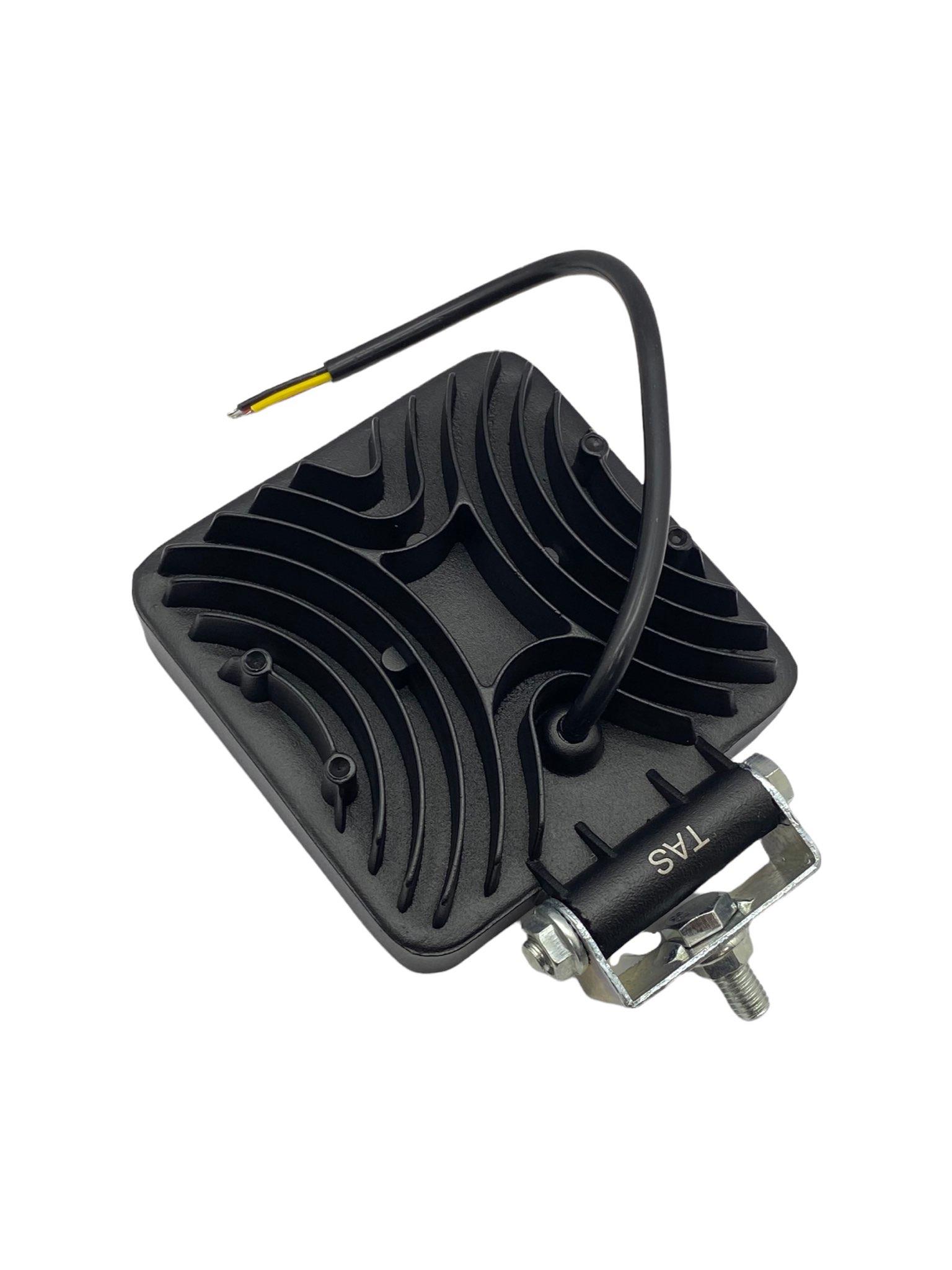 10V-80V ÇALIŞMA LAMBASI KARE (9 LEDLİ) (KIRMIZI-BEYAZ) (108*108 MM)