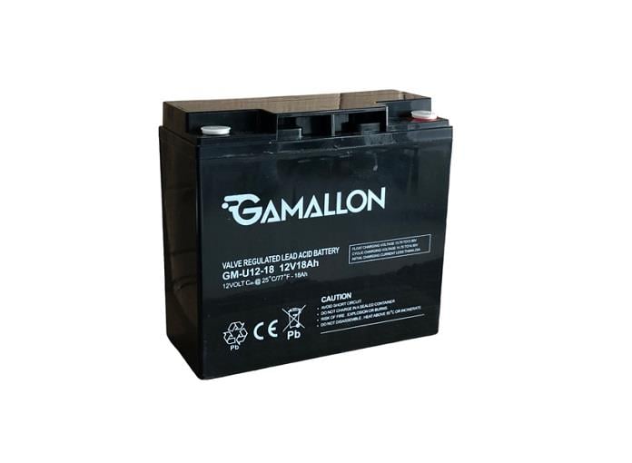 GAMALLON 12V 18 AH AKÜ KURU TİP (180*76*167)