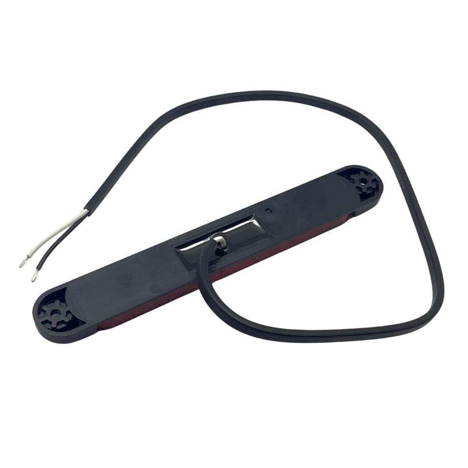 FRISTOM 12V-24V YAN İKAZ LAMBASI (SİDE MARKER) LEDLİ KIRMIZI KRONE TİP DORSE (170*25.2 MM) E9