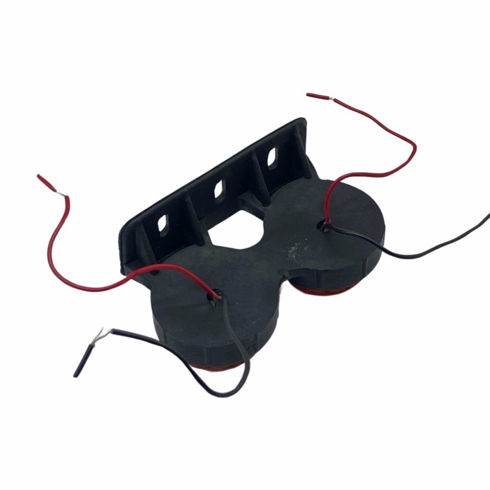 12V-24V TAKOZ LAMBASI MİNİ SARI-SARI (12 LEDLİ) (92*52 MM) (ÇİFTLİ)