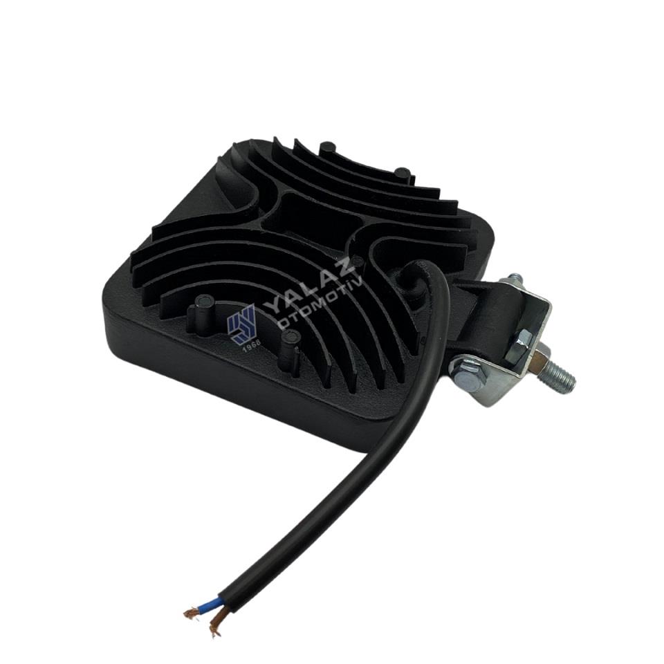 8V-110V ÇALIŞMA LAMBASI KARE (16 LEDLİ 48W) (108*108*40 MM) 