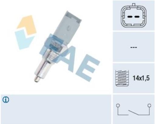 FAE GERİ VİTES MÜŞÜRÜ (2 FİŞ SOKETLİ) (M14 X 1.5) PEUGEOT-CITROEN