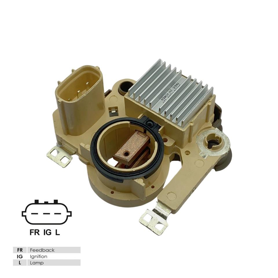 12V KÖMÜRLÜ KONJEKTÖR MITSUBISHI TİPİ (3 FİŞ DİK SOKET) (FR IG L) HONDA KOREA