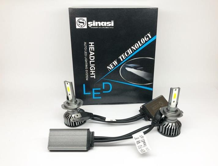 9V-32V H7 DOB LED XENON FAR AMPUL SETİ V8 CANBUS 6500K 8000 LÜMEN