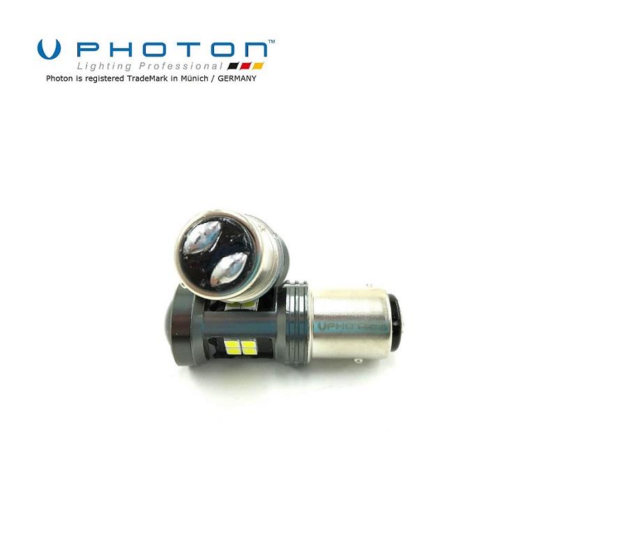 PHOTON 12V 1016 AMPUL 39 LEDLİ MERCEKLİ BEYAZ (2 AD)