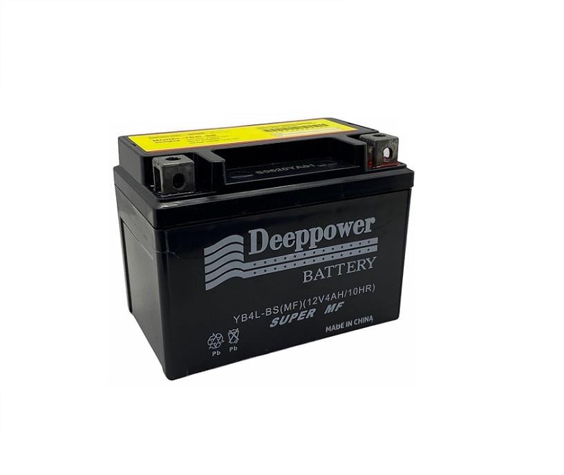 DEEPPOWER 12V 4 AH MOTOSİKLET AKÜSÜ (113*70*84) (YB4L-BS) (SMF-JEL)