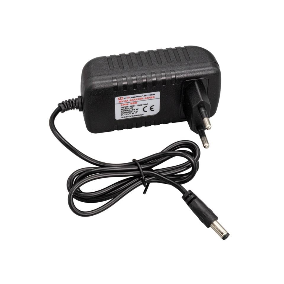 12V ŞARJ REDRESÖRÜ (AKÜ ŞARJ CİHAZI) (ADAPTÖRÜ) (IŞIKSIZ) (2 A)