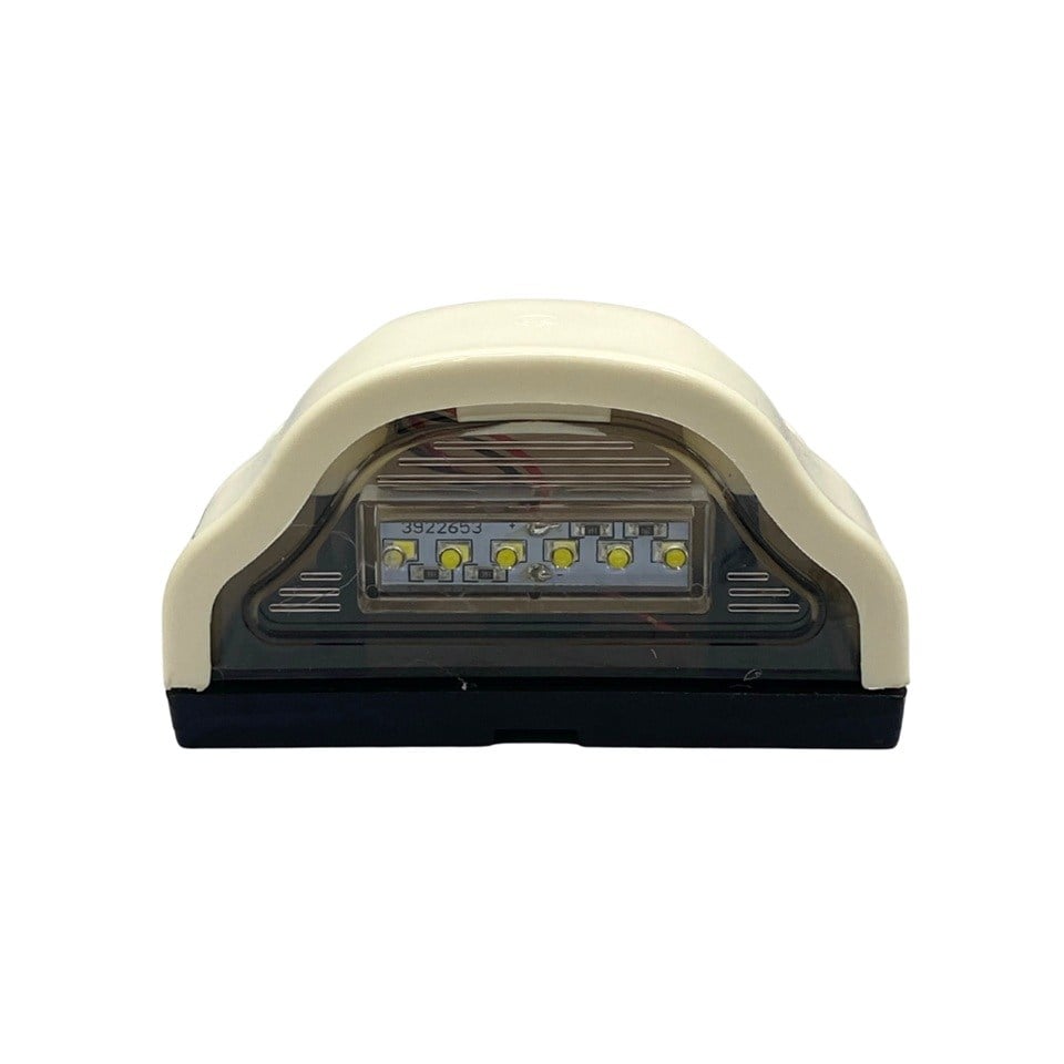 12V-24V PLAKA LAMBASI (6 LEDLİ) (BEYAZ) (102*54 MM)