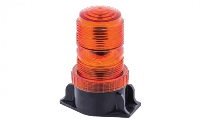 12V-110V ÇAKAR FLAŞ TEPE LAMBA 30 LEDLİ (İNCE TİP) SARI (60 X 100 X 130)