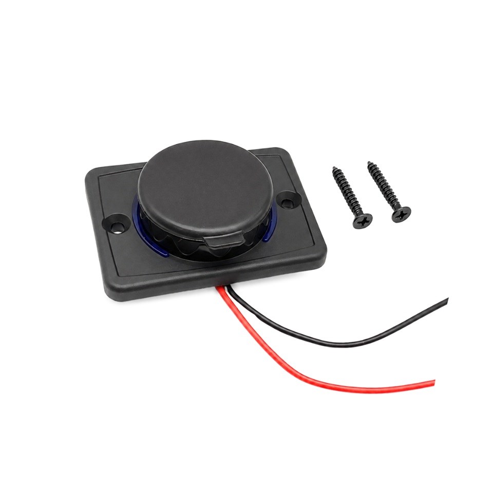 12V-24V TELEFON ŞARJ CİHAZI (USB+TYPE-C) (1.5A/3.1A) (KAPAKLI MARİN)