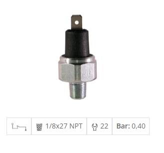 YAĞ MÜŞÜRÜ (0,40 BAR) (1/8X27 NPT) (KONİK İNCE DİŞ)
