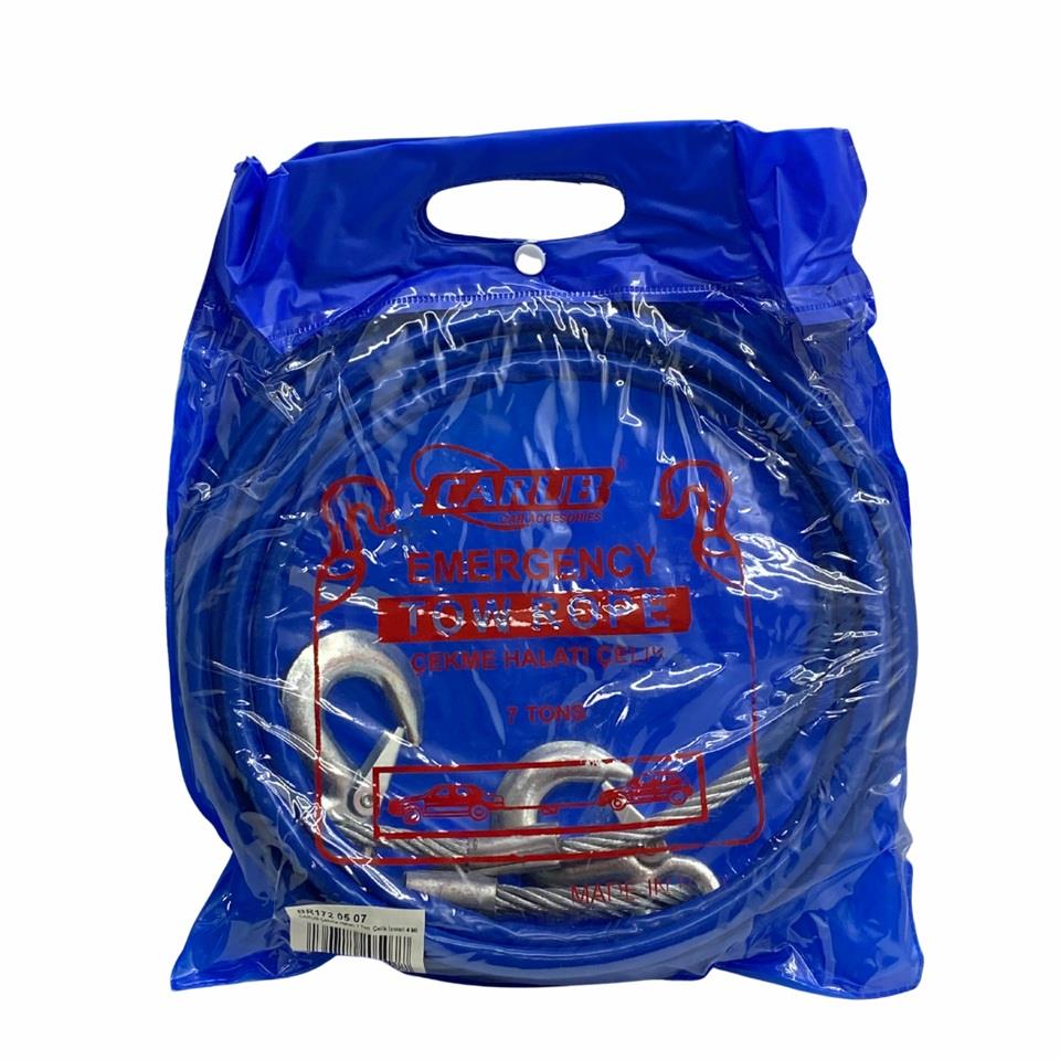 ÇEKME HALATI ÇELİK 8 MM (İZOLELİ) (7 TON) (4 MT)