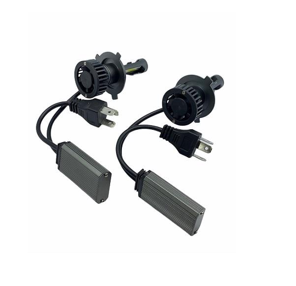 12V H4 DOB LED XENON FAR AMPUL SETİ 6500K 8000 LÜMEN