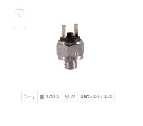 HAVALI KAPI İKAZ MÜŞÜRÜ (M12 X 1.5) (2.00 ± 0,2 BAR)