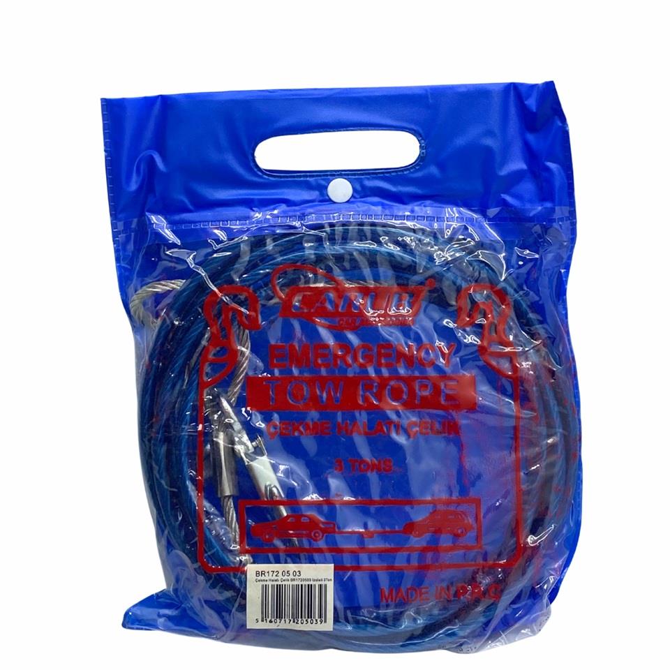 ÇEKME HALATI ÇELİK 6 MM (İZOLELİ) (3 TON) (3.5 MT)