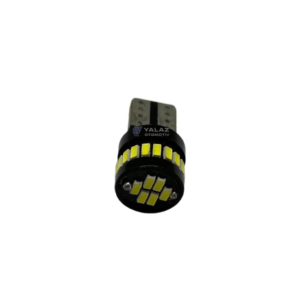 12V DİPSİZ AMPUL T10 (24 LEDLİ) BEYAZ CANBUS (1 AD)