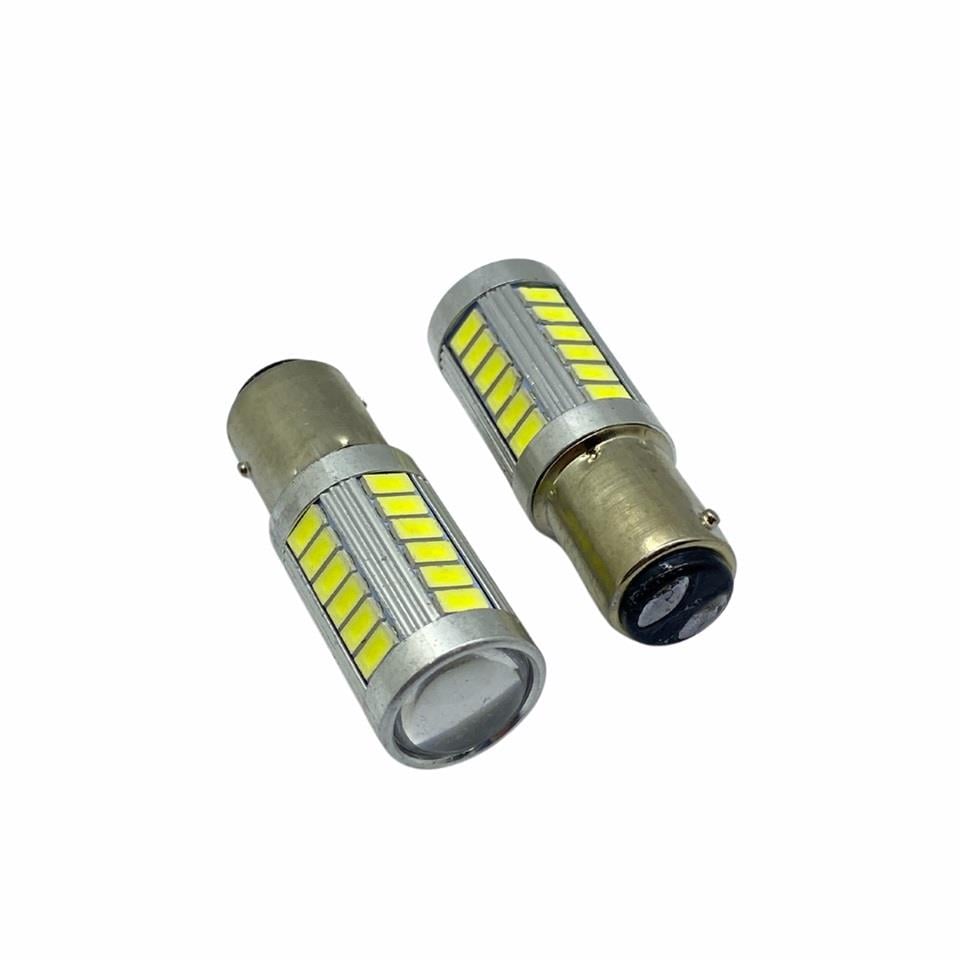 12V 1016 AMPUL 33 LEDLİ BEYAZ CANBUS (MERCEKLİ) (2 AD)
