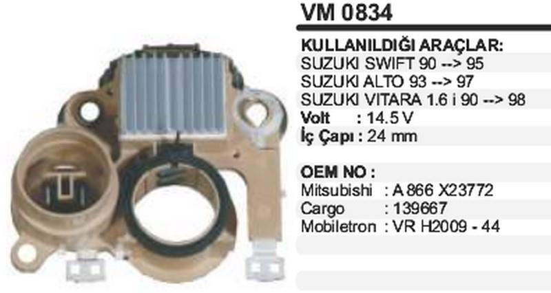 12V KÖMÜRLÜ KONJEKTÖR SOKETLİ (3 FİŞ) MITSUBISHI SUZUKI