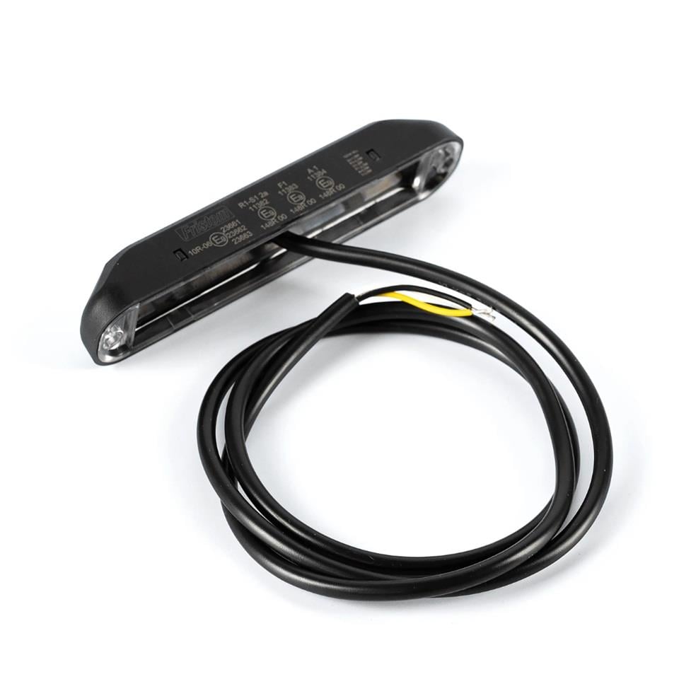 FRISTOM 12V-24V ARKA SİS LAMBASI KIRMIZI (LEDLİ) (132*28 MM) E9