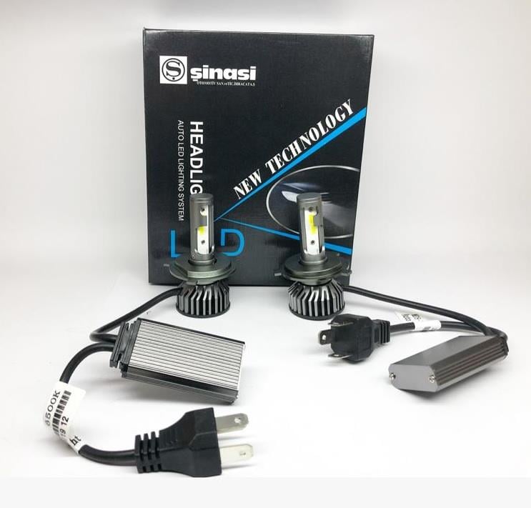 9V-32V H4 DOB LED XENON FAR AMPUL SETİ V8 CANBUS 6500K 8000 LÜMEN CANBUS