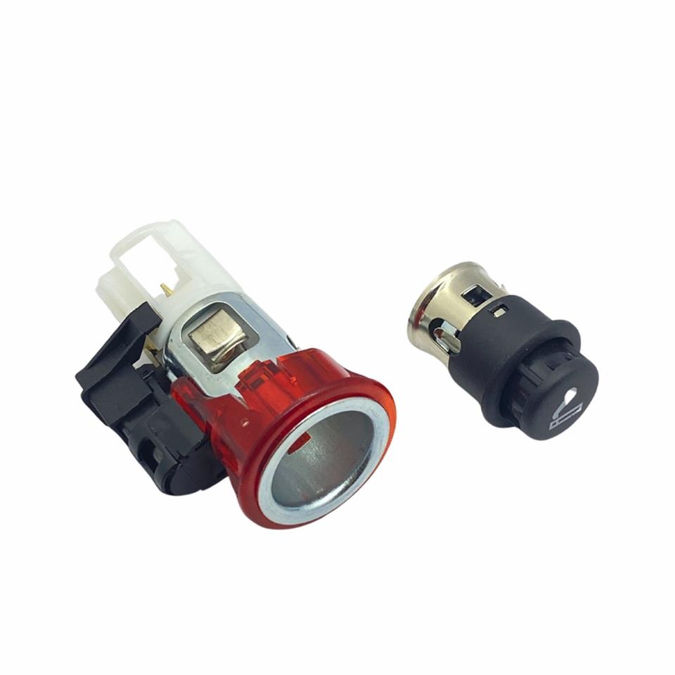 12V ÇAKMAK KOMPLE (KIRMIZI) VW CADDY/GOLF/JETTA/PASSAT/TRANSPORTER