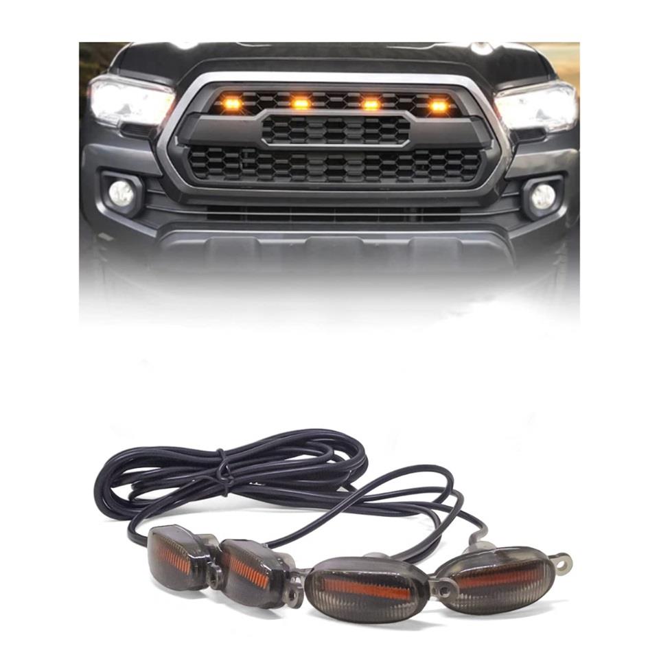 12V PANJUR İÇİ LED LAMBA MİNİ OVAL SARI FONKSİYONLU (KUMANDALI) (39*18 MM) (4 AD) 