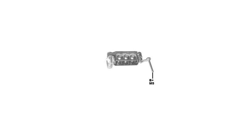 DİYOT TABLASI  MITSUBISHI TİPİ 71 MM 6 DİYOT (M5 SAĞ CIVATA) (İKAZ DİYOTLU) EM MAZDA-FORKLİFT