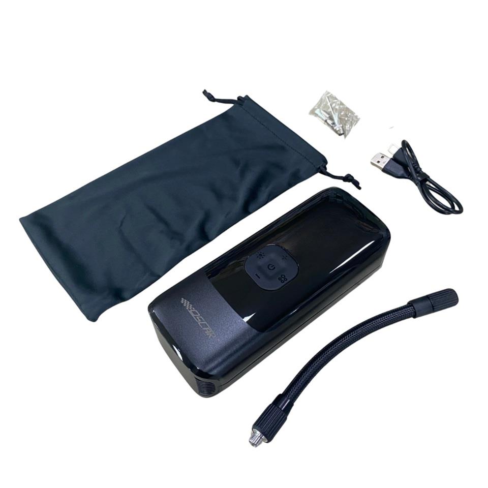 LASTİK ŞİŞİRME HAVA KOMPESÖRÜ IŞIKLI-İKAZLI (150 PSI) (DİJİTAL) (POWERBANK) (ŞARJLI) (444 GR)