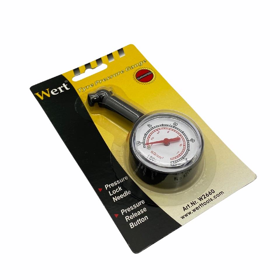 LASTİK HAVA BASINÇ ÖLÇER (0-100 psi / 0-7 bar) (ANALOG) (PLS)
