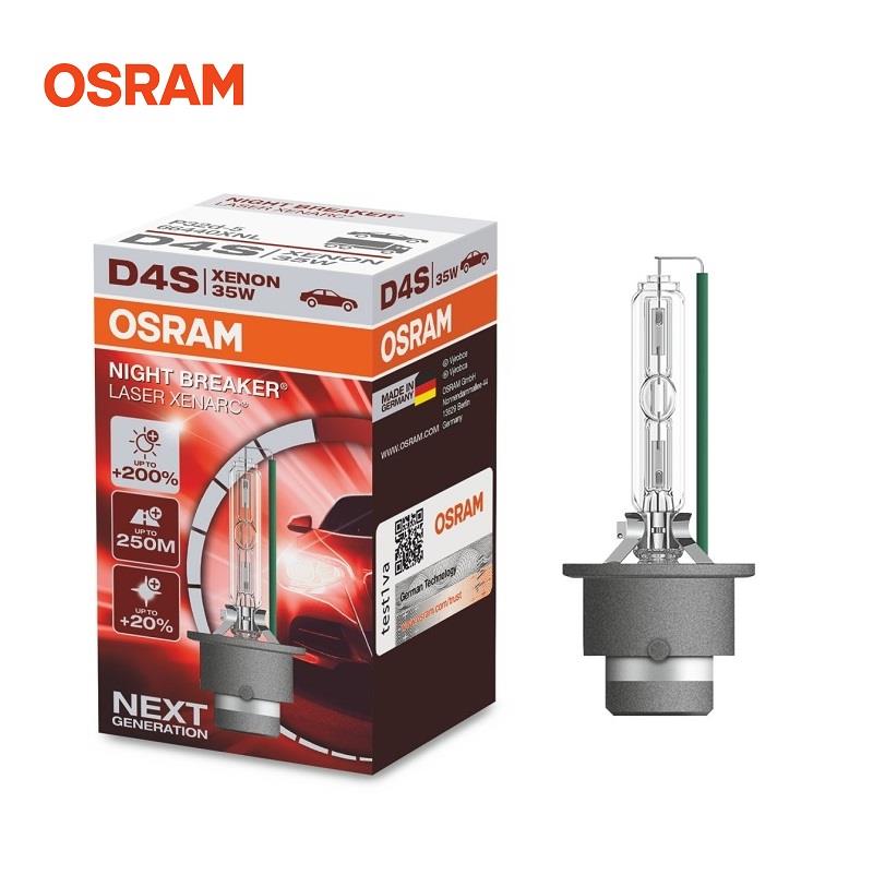 OSRAM XENON AMPUL D4S 35W +%200 FAZLA IŞIK +%20 BEYAZ IŞIK 4300K