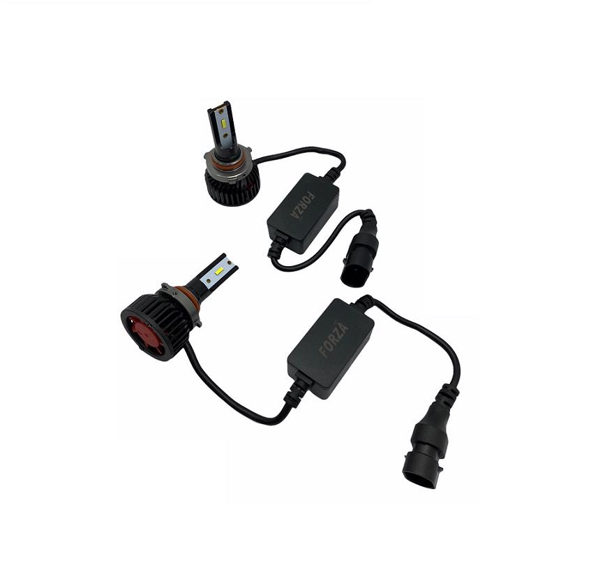 12V-24V HB4 9006 CSP LED XENON FAR AMPUL SETİ 55W 6500K 8000 LÜMEN CANBUS