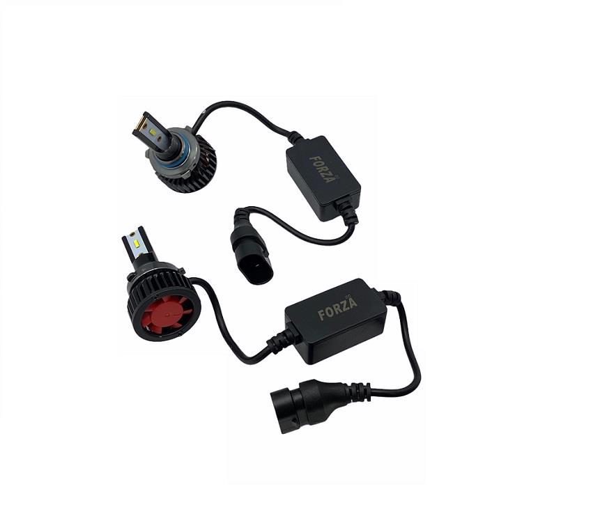 12V-24V HB3 9005 CSP LED XENON FAR AMPUL SETİ 55W 6500K 8000 LÜMEN CANBUS